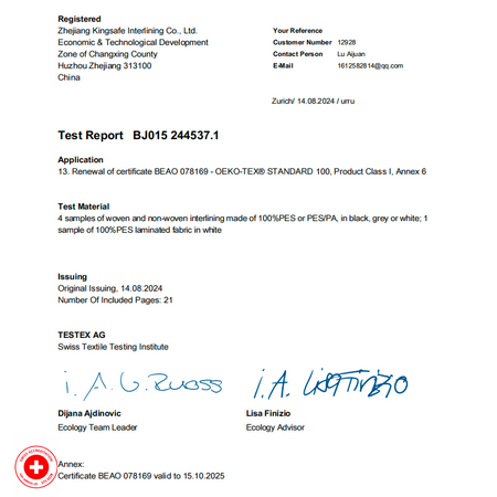 Test Report BJ015 244537.1